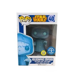 Funko Pop! Star Wars - Holographic Emperor Palpatine -  Glows In The Dark