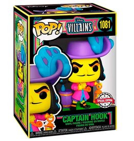 Funko Pop! Disney Villains - Captain Hook - Black Light Special Edition