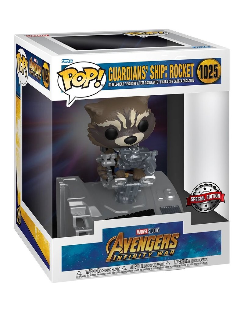 Funko Pop! Marvel Avengers Infinity War -  Guardians Ship : Rocket