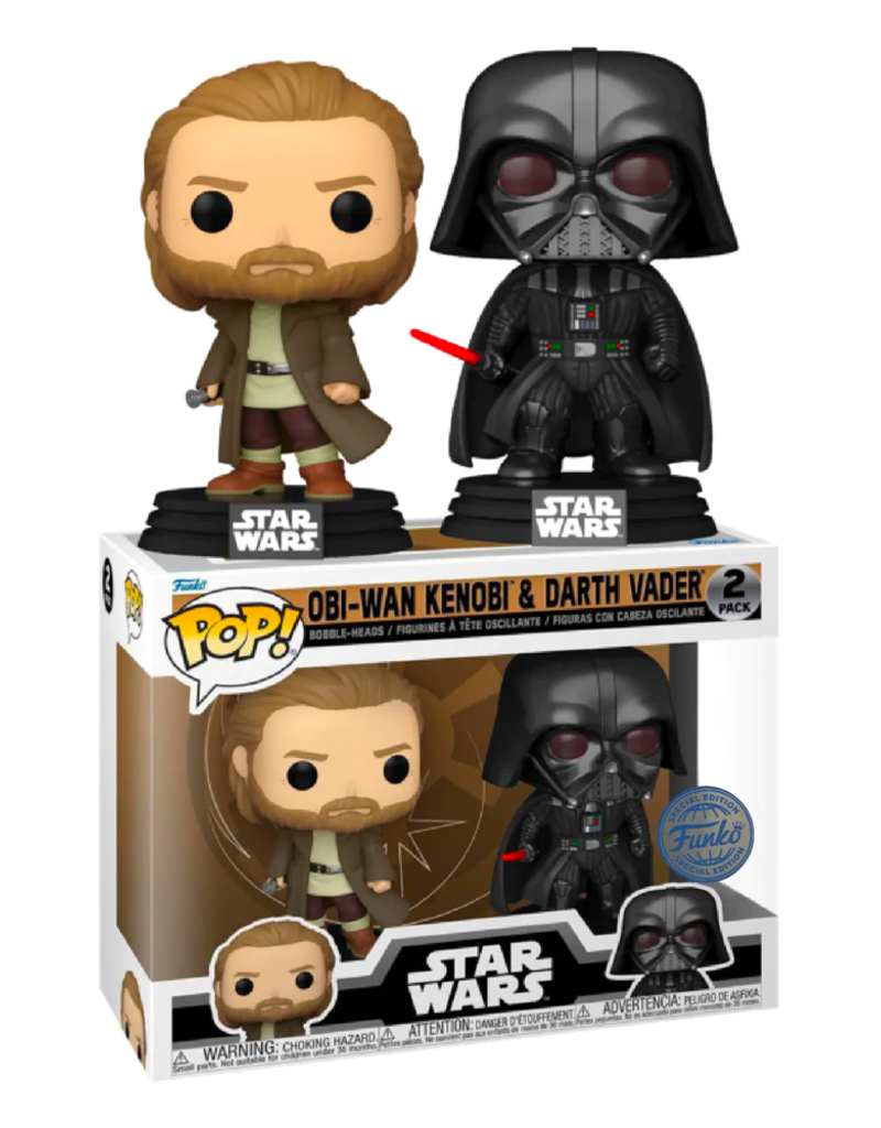 Funko Pop! star Wars - Obi-Wan Kenobi & Darth Vader 2 Pack Special Edition