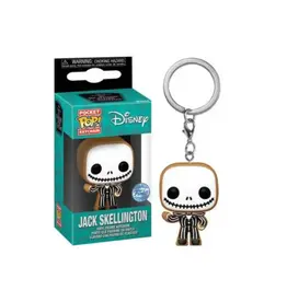 Funko Pocket Pop! Disney The Nightmare Before Christmas Keychain - Jack Skellington Cookie - Special Edition