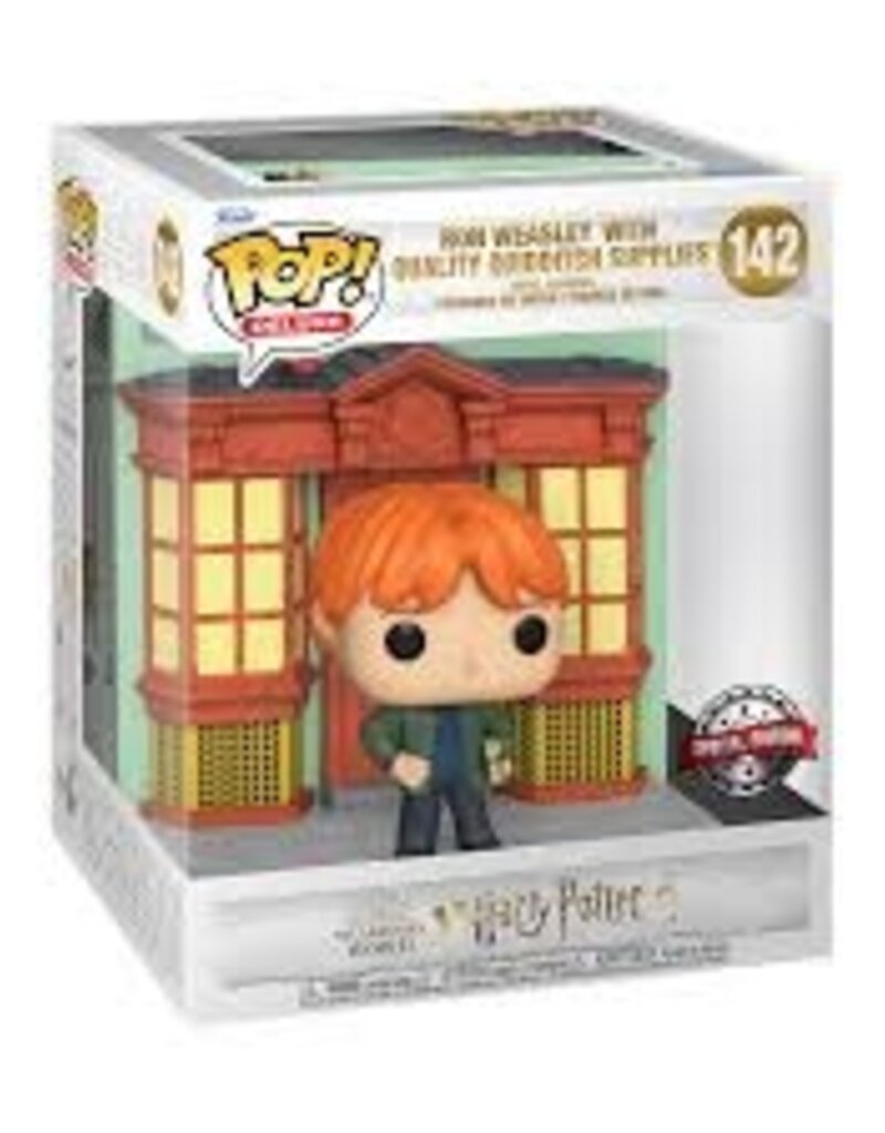 Funko Pop! - Harry Potter - Ron Weasley with Quality Quidditch Supplies- Special Edition