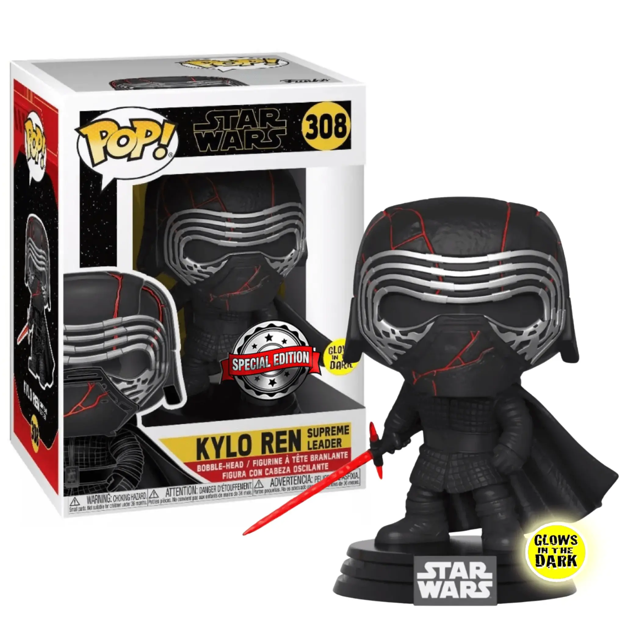Funko Pop! Star Wars - Kylo Ren Special Edition - Glows In The