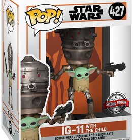 Funko Pop! Star Wars - The Mandalorian - IG-11 with The Child - Special Edition