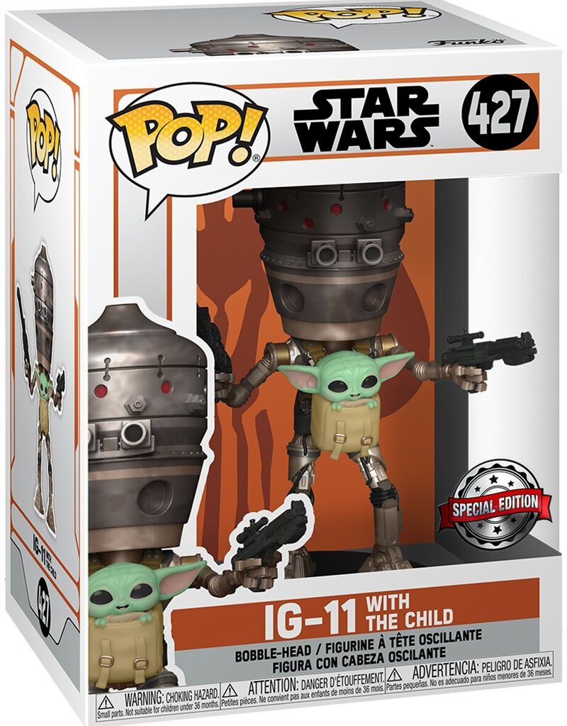 Funko Pop! Star Wars - The Mandalorian - IG-11 with The Child - Special Edition