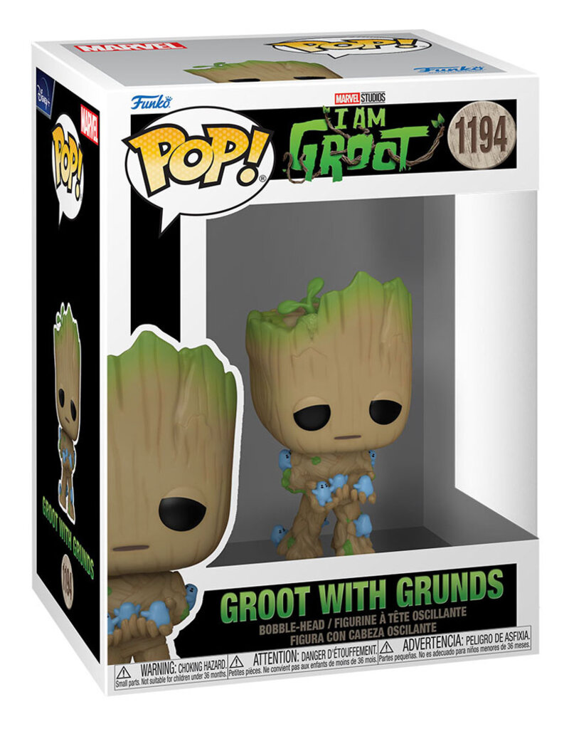 Funko Pop! I Am Groot - Groot with Grunds