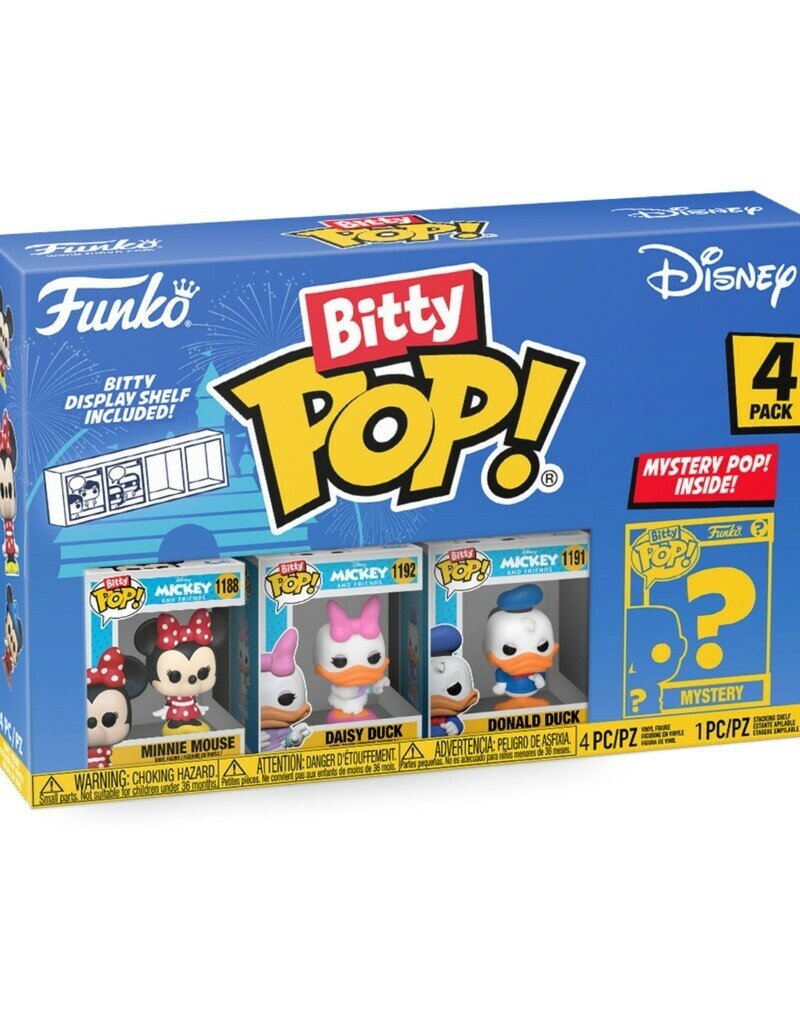Funko Bitty Pop! Disney - Minnie Mouse - Daisy Duck - Donald Duck + Mystery