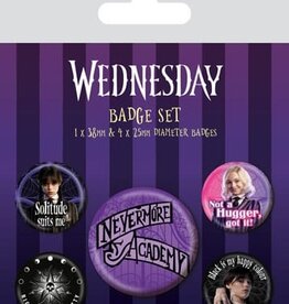 Wednesday Badge Set 5 pack