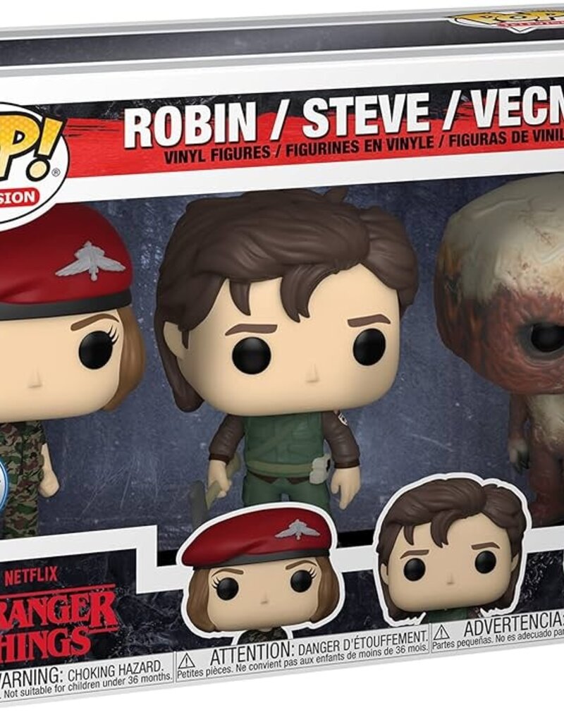 Funko Pop! Stranger Things - Robin , Steve and Vecna 3-Pack - Special Edition
