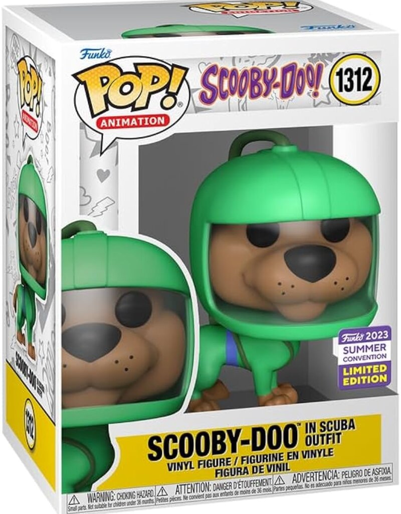 Funko Pop! Scooby-Doo! - Scooby-Doo in Scuba Outfit - Summer Convention Limited Edition