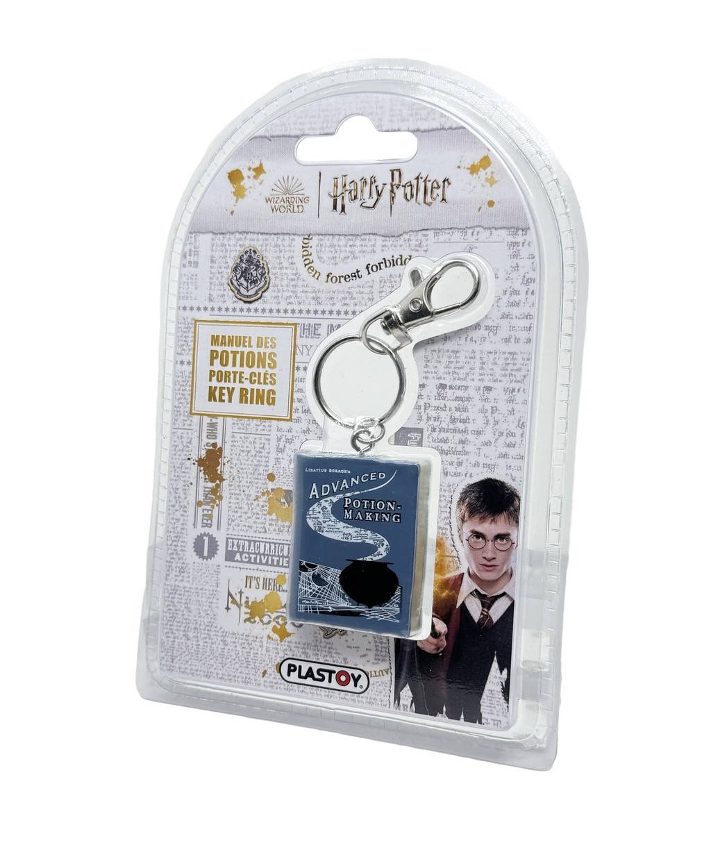 Harry Potter Portachiavi Ufficiale - Advanced Potion Making - Libro Smaltato Con Finitura Argento
