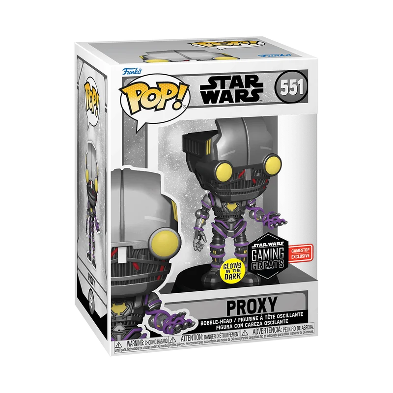 Funko Pop! Star Wars – Proxy Special Edition – Glow In The Dark #551 – Exclu – Dès 14 Ans