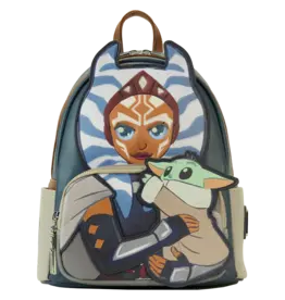 Loungefly - Star Wars The Mandalorian - Ahsoka holding Grogu Backpack
