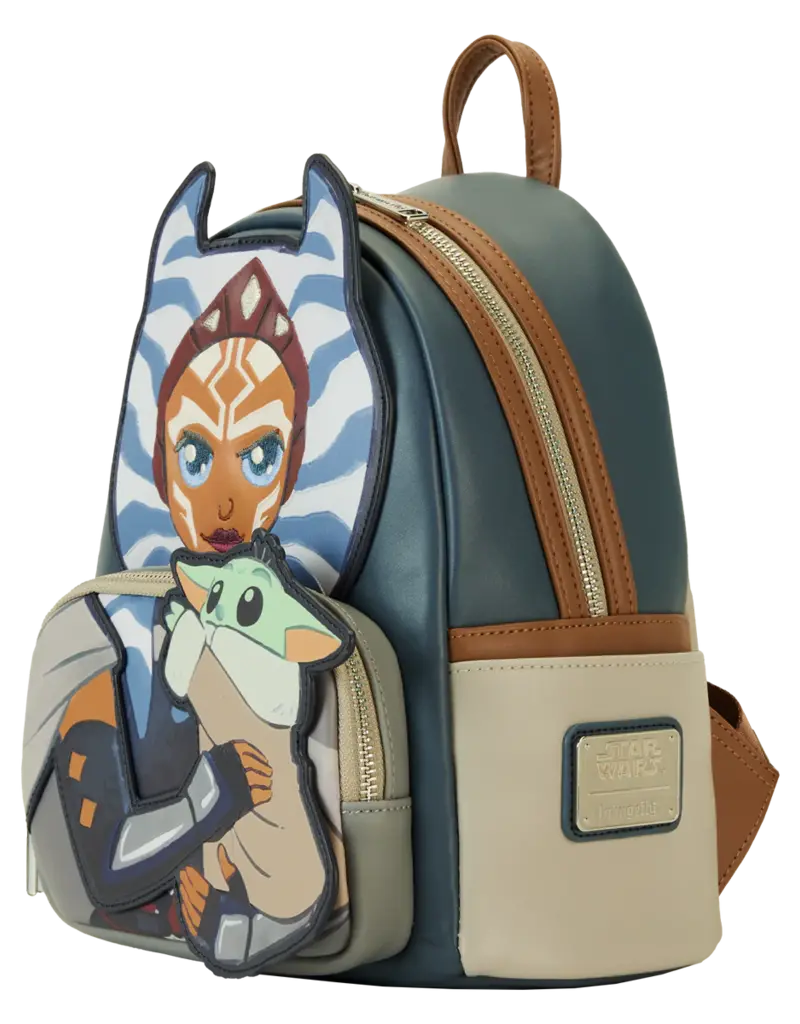 Loungefly - Star Wars The Mandalorian - Ahsoka holding Grogu Backpack