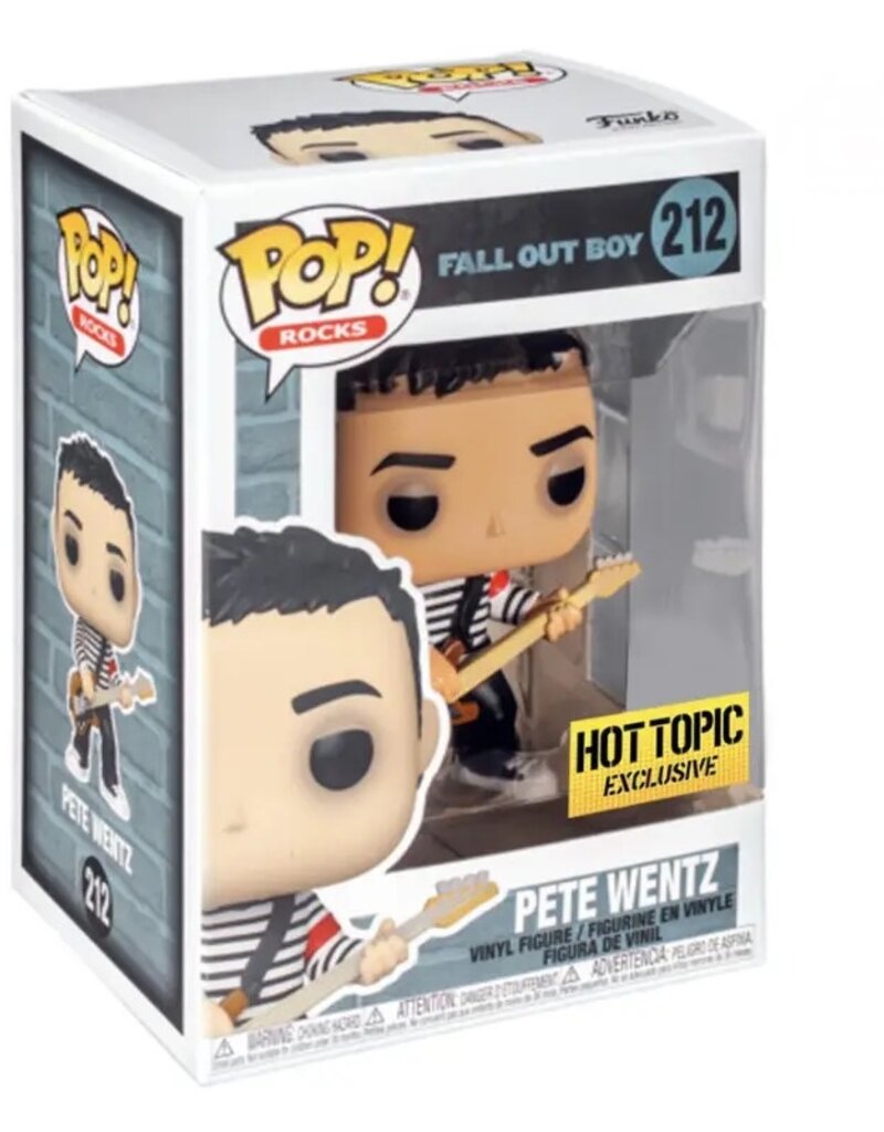 Funko Pop! Rocks Fall Out Boy - Pete Wentz - Hot Topic Exclusive