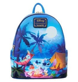 Loungefly - Disney Lilo & Stitch - Stitch Camping Backpack - Glows in the Dark