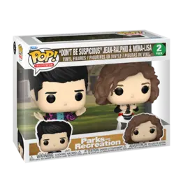 Funko Pop! Parks and Recreation 2-Pack “Don’t be suspicious” Jean-Ralphio & Mona-Lisa