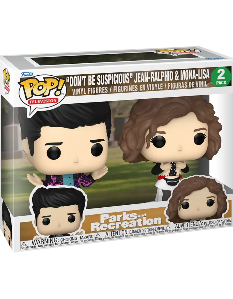 Funko Pop! Parks and Recreation 2-Pack “Don’t be suspicious” Jean-Ralphio & Mona-Lisa
