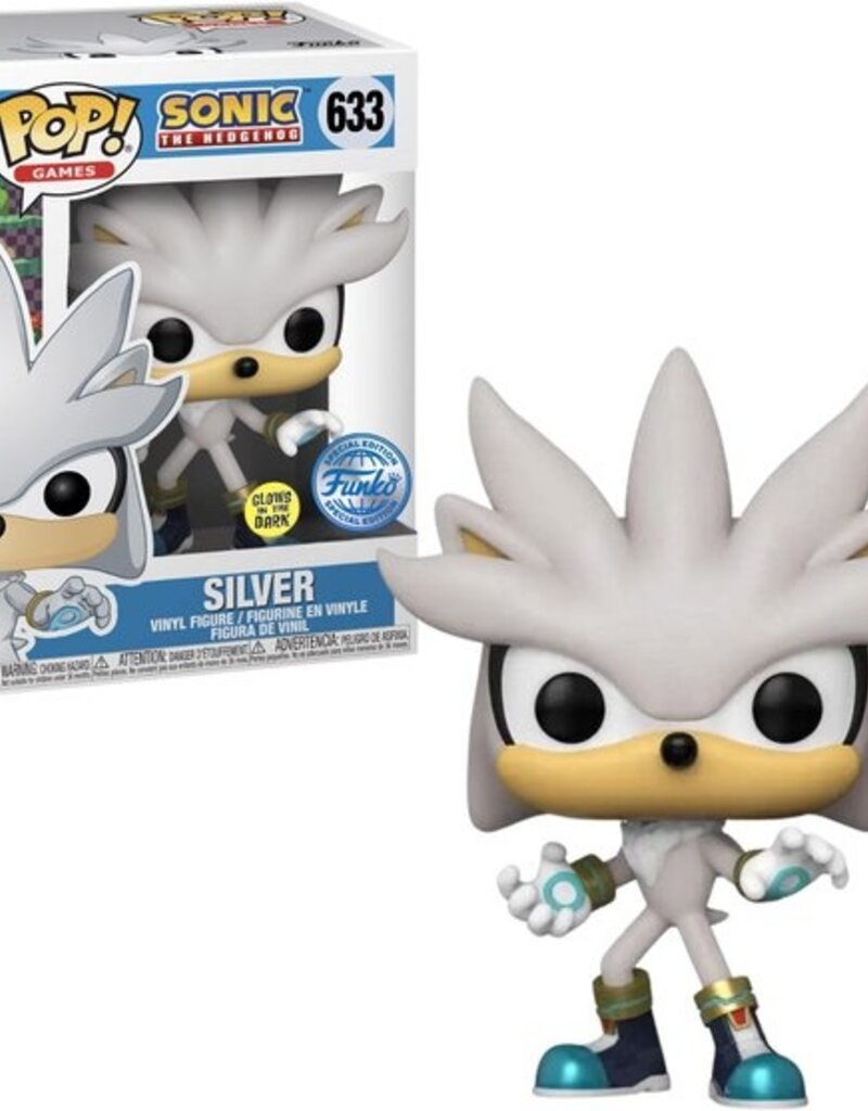 Funko Pop! Sonic The Hedgehog - Silver Glows in the Dark Special Edition