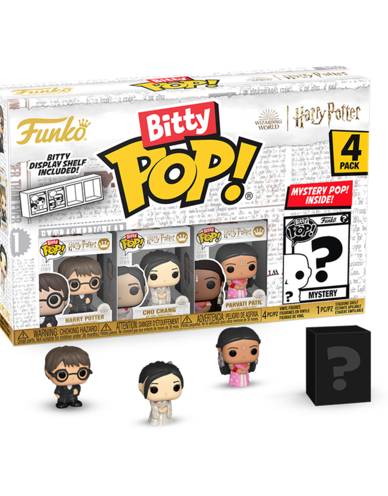 Funko Bitty Pop! Harry Potter : Harry Potter , Cho Chang , Parvati Patil + Mystery Bitty