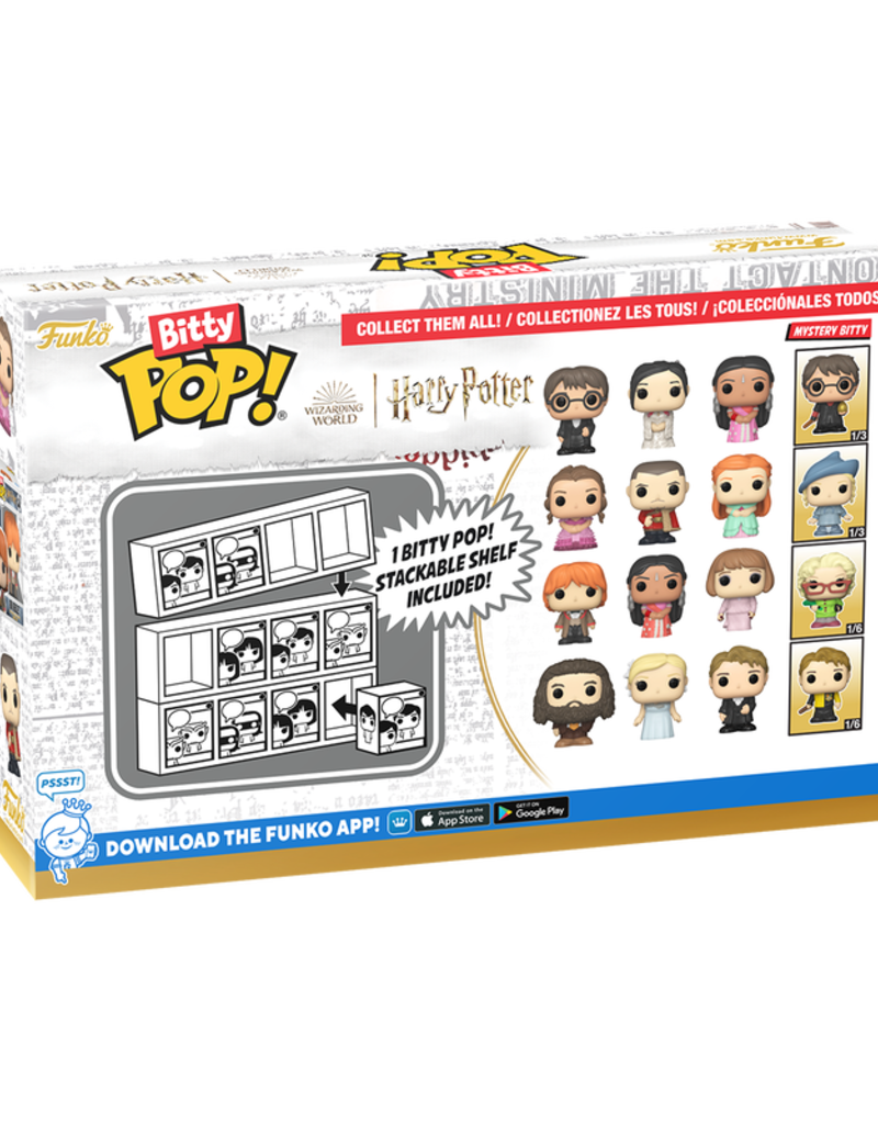 Funko Bitty Pop! Harry Potter : Harry Potter , Cho Chang , Parvati Patil + Mystery Bitty