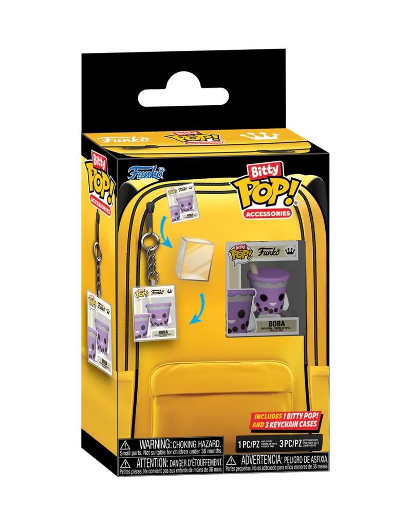 Funko Bitty Pop! Boba + 3 Keychain Cases
