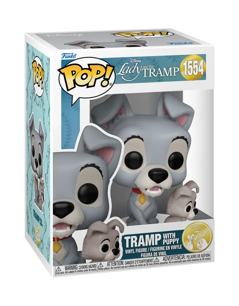 Funko Pop! Disney - Lady and the Tramp - Tramp with Puppy