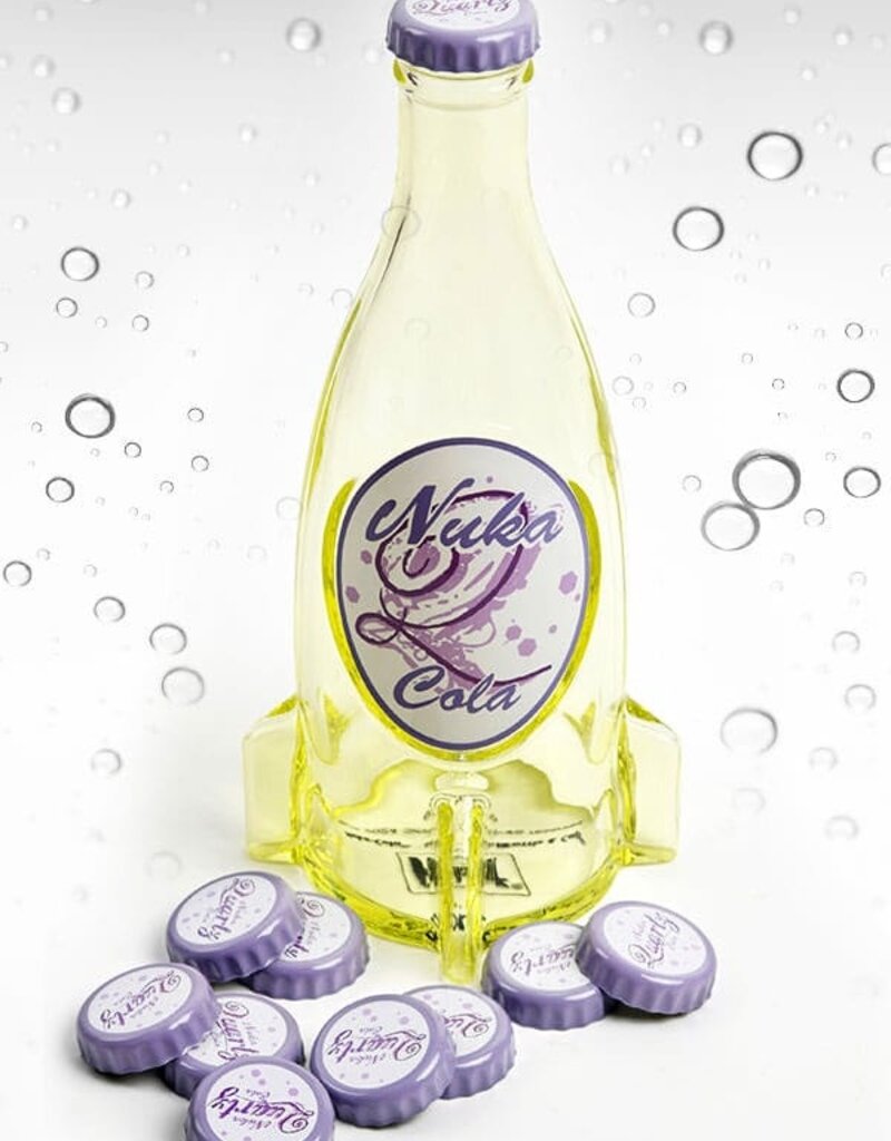 Fallout - Nuka-Cola Quartz Glass Bottle & Bottle Caps