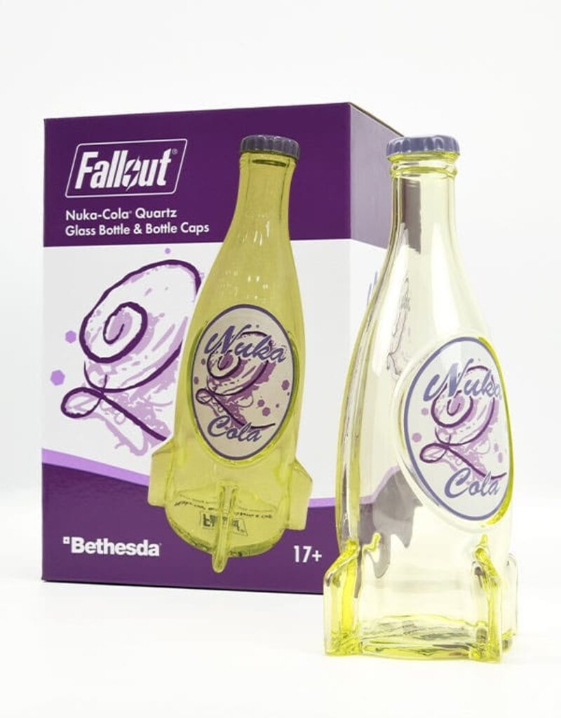 Fallout - Nuka-Cola Quartz Glass Bottle & Bottle Caps