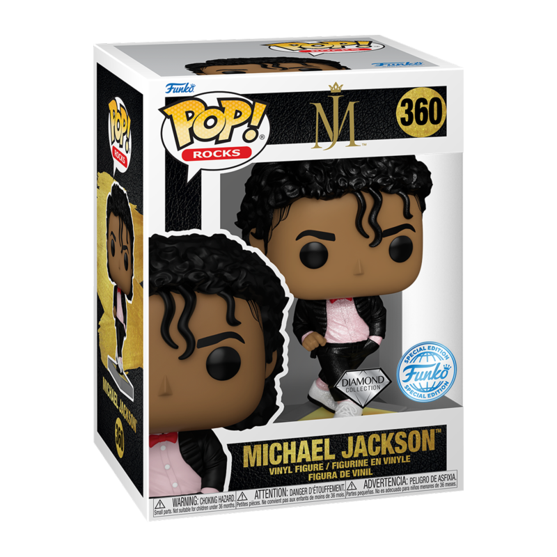 Funko Pop! Rocks - Michael Jackson - Diamond Special Edition - Moon ...