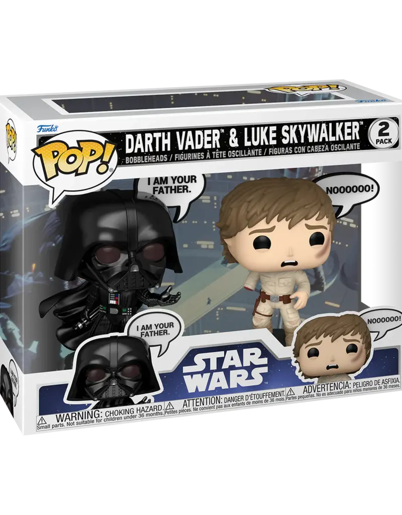 Funko Pop! Star Wars - Darth Vader & Luke Skywalker “ I am your father “
