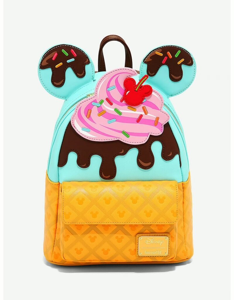Loungefly Disney - Mickey & Minnie Ice Cream Backpack