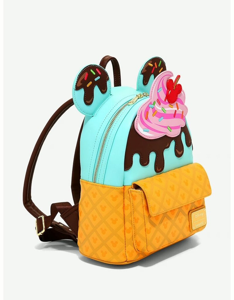 Loungefly Disney - Mickey & Minnie Ice Cream Backpack