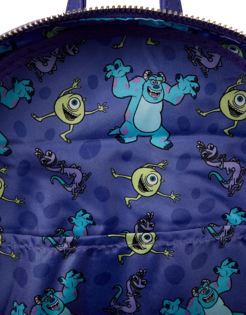 Loungefly Disney Pixar Monsters Inc Tripple Pocket Backpack