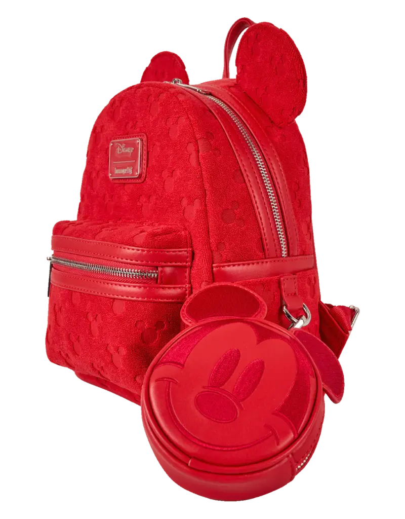 Loungefly Disney Mickey Mouse Ears Burnout Backpack