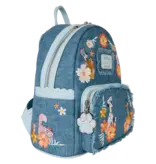 Loungefly Disney Dogs And Cats Floral Denim Backpack