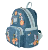 Loungefly Disney Dogs And Cats Floral Denim Backpack