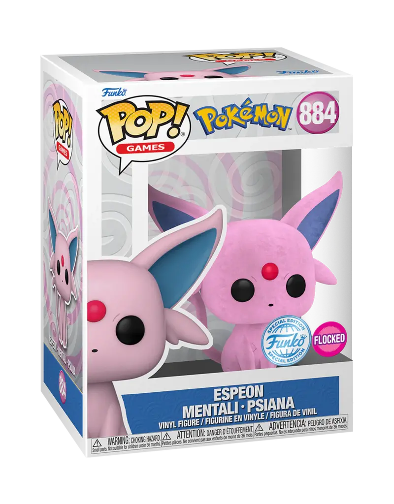 Funko Pop! Pokémon - Espeon Flocked Special Edition