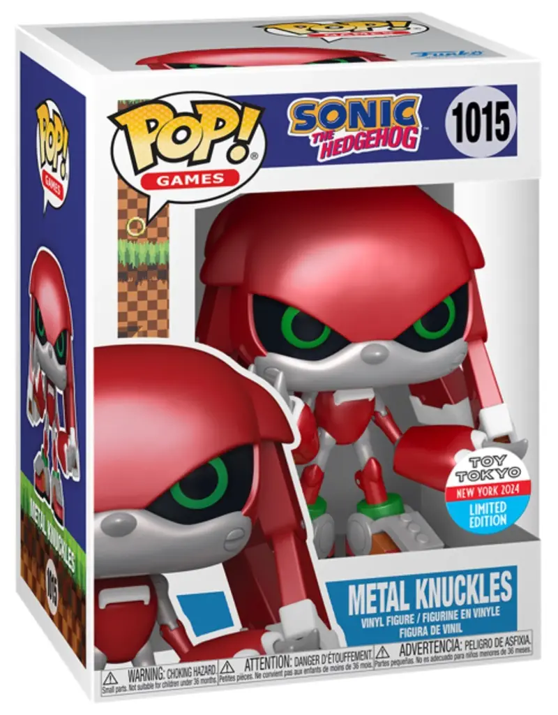 Funko Pop! Sonic The Hedgehog - Metal Knuckles - Toy Tokyo Limited Edition New York 2024