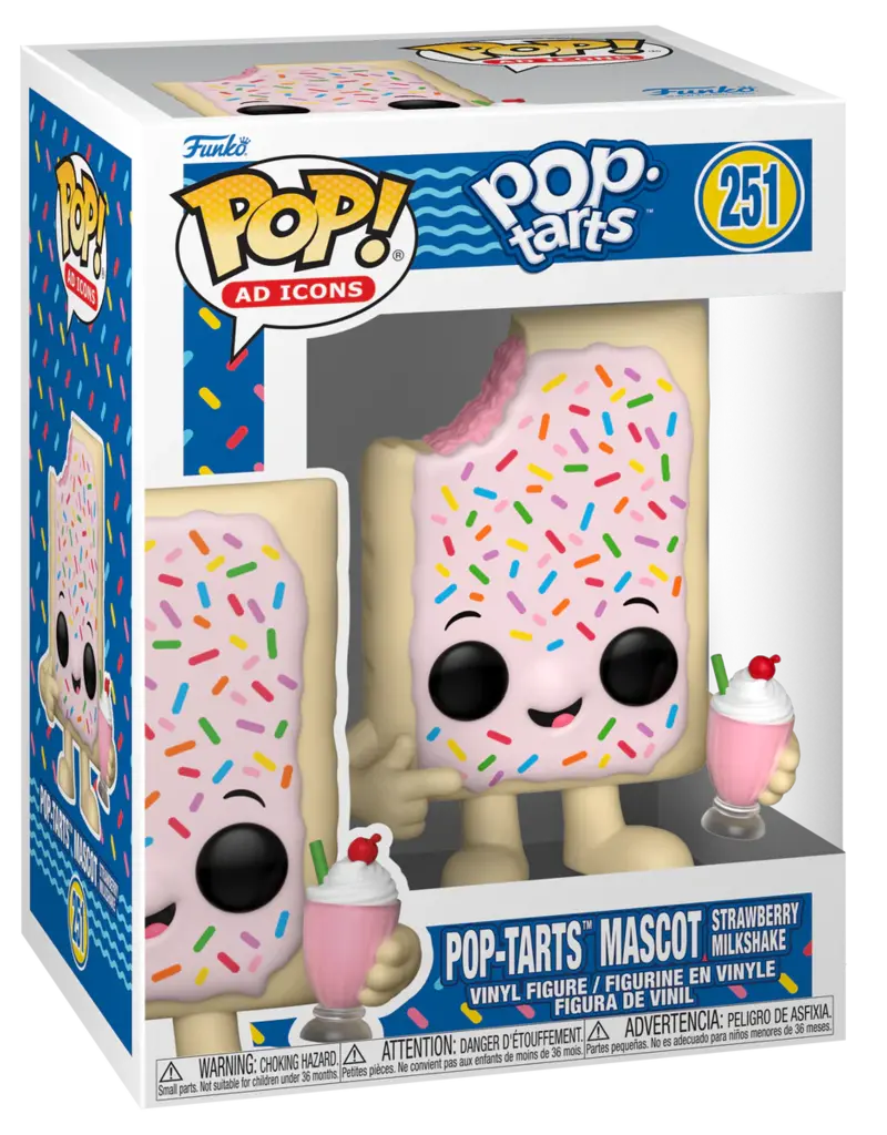 Funko Pop! Ad Icons - Pop-Tarts Mascot Strawberry Milkshake