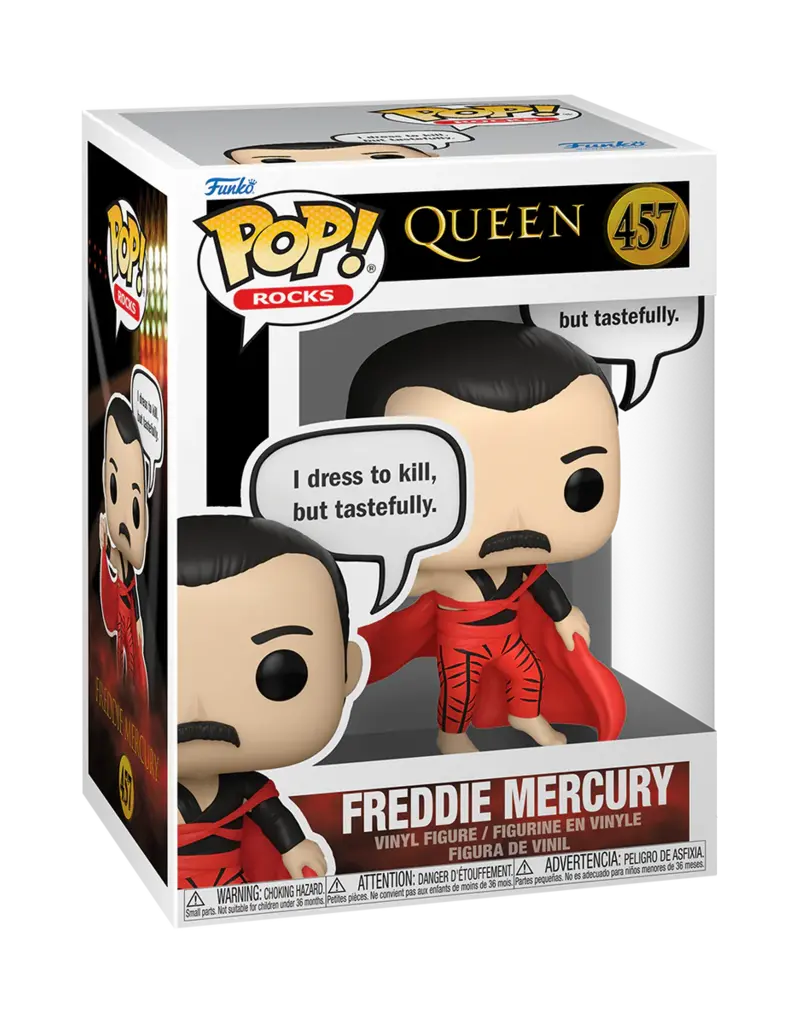 Funko Pop! Rocks - Queen Freddie Mercury - I dress to kill, but tastefully