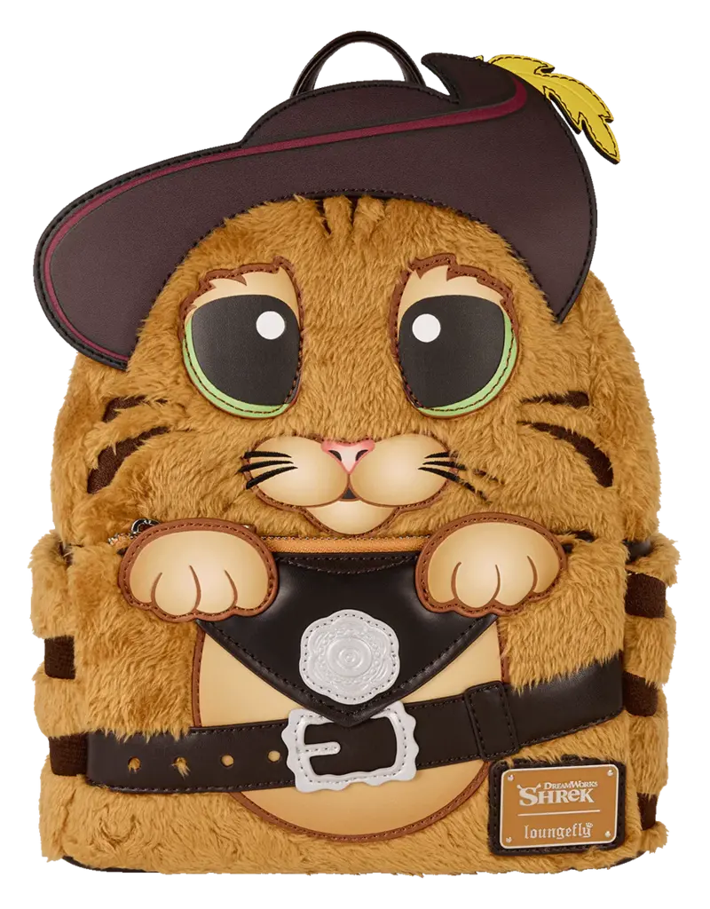 Loungefly - Shrek Puss in Boots - Plush Backpack