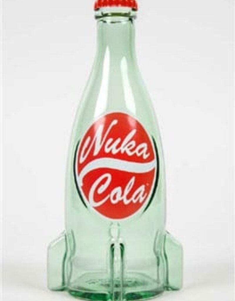 Fallout - Nuka Cola Glass Bottle & Bottle Caps