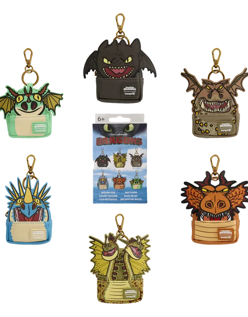 Loungefly How to train your Dragon - Mystery Box Mini Backpack Bag Charm