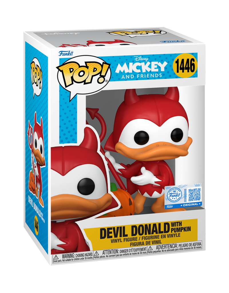 Funko Pop! Disney Mickey And Friends - Devil Donald With Pumpkin - Special Edition