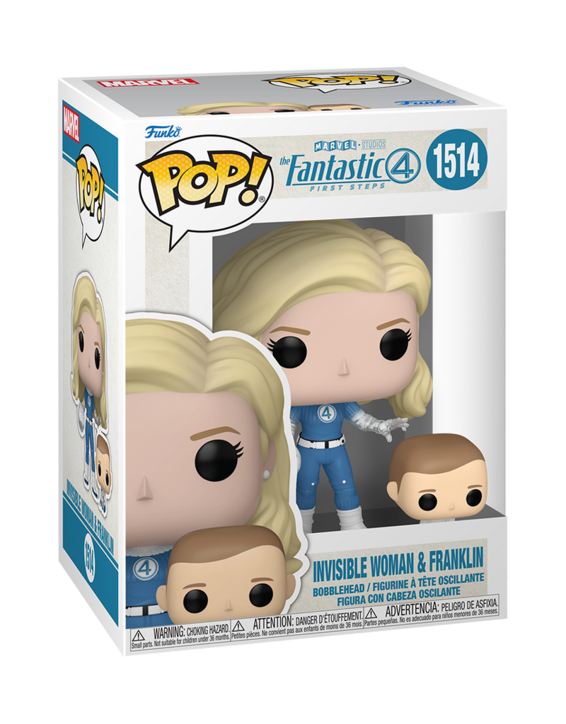 Funko Pop! Marvel The Fantastic Four - Invisible Woman & Franklin