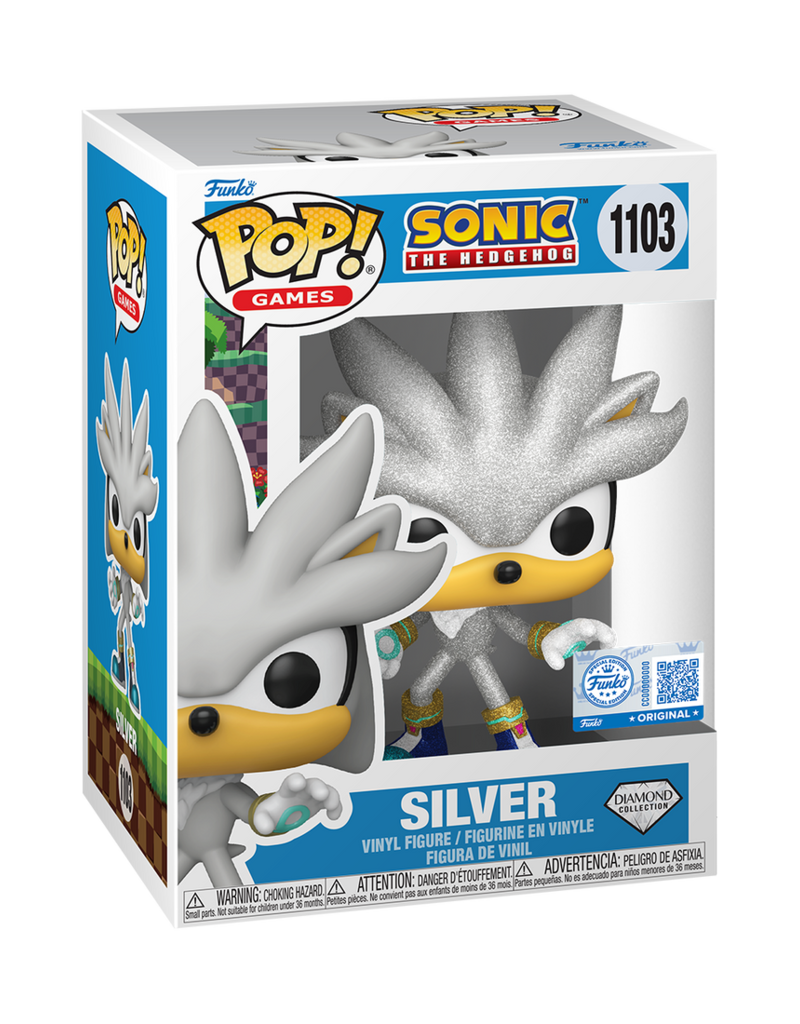 Funko Pop! Sonic - Silver - Special Edition Diamond
