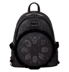 Loungefly Disney Villains Black Velvet Backpack