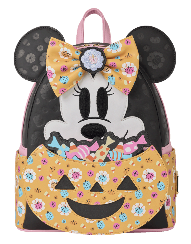 Loungefly Disney - Minnie Mouse Pumpkin Backpack - Glows In The Dark