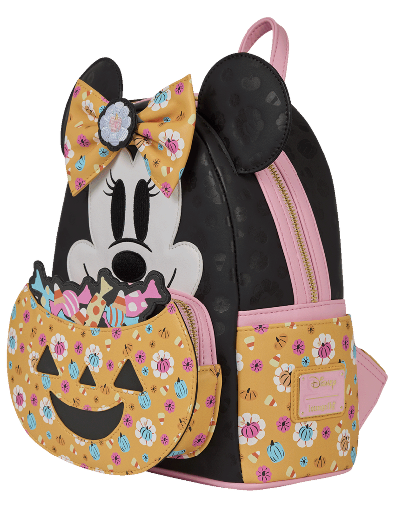 Loungefly Disney - Minnie Mouse Pumpkin Backpack - Glows In The Dark